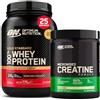Optimum Nutrition Gold Standard 100% Whey Proteine in Polvere e Aminoacidi Doppio Cioccolato 775g 25 Porzioni + Micronised Creatine Monohydrate Performance Non Aromatizzata 317g 93 Porzioni