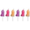 realGOOS 6 candeline colorate a forma di pisello per torta di compleanno sexy hot party gadget per adulti 18+