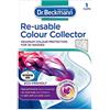Dr. Beckmann Panno riutilizzabile per raccogliere i colori, protezione ecologica del colore fino a 30 lavaggi, panno riutilizzabile, 1 confezione = 1 panno