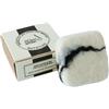 Alba Natura - Spugna di lana vergine con sapone ammorbidente - Sapone a base di latte d'asina - Nutrizione, idratazione e protezione - Speciale per pelli reattive - 150g