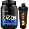Optimum Nutrition Gold Standard 100% Casein Proteine di Caseina in Polvere a Rilascio Graduale Durante la Notte con Zinco e Magnesio Gusto Fragola 28 Porzioni 924g + Shaker