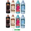 Beni Culinari Pacchetto test Tesori d'Oriente Liquido Ammorbidente, Fabric Softener Ayurveda Hammam Byzanthium Thalasso 8 x 760 ml + Beni Culinari Portachiavi Gratis