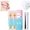 AAOCLO Dentifricio Sbiancante Alla Niacinamide, Dentifricio Sbiancante Per La Rimozione Delle Macchie, Pulizia Orale Per Rimuovere Le Macchie Dei Denti E L'alitosi (2pcs)