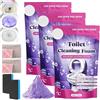 Generico 3 pezzi Detergente Per Wc Fizzclean,Polveri Detergenti Schiumogene Touch Free,Pulizia Profonda,Rimuove Sporco E Cattivi Odori,Lunga Durata, Pulizia Rapida.