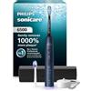 Philips Sonicare Spazzolino elettrico serie 6500 - Tecnologia Sonicare di nuova generazione, sensore di pressione, 9 impostazioni di spazzolatura, SmarTimer, BrushPacer, autonomia di 21 giorni