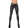 ANTIY Latex Gummi Rubber Crotch Pantaloni Con Cerniera Rossa Pantaloni 0,4 Mm,Grande