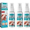 Rietoiu Spray per bendaggio liquido, traspirante e impermeabile, nessuna stimolazione, multiuso, semplice da usare, 3 pezzi da 30 ml, 10,7 x 2,8 cm