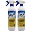 FEI FAN SGRASSATORE EXTRARAPIDO Spray. Senza Aloni, Risciacquo Immediato, Profumo Di Limone. Scudo Antisporco, Pulito Più a Lungo 580ml (2 Spray)