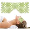 Enjiror Maschera per occhi in giada, per alleviare il gonfiore, riutilizzabile, compressa, massaggiatore, per dormire, 100% vera giada naturale, per sollievo dal viso, elimina gonfiore, occhiaie, mal di testa