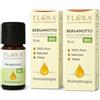 FLORA Bergamotto Olio Essenziale BIO‑CODEX pack da 2 Pz da10 ml - 100% puro naturale e totale proveniente da coltivazioni biologiche controllate