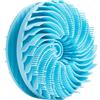 Povanjer Spugna da bagno in silicone per il corpo, spugna in luffa in silicone, innovativa spazzola rotante 2 in 1, spugna igienica per doccia e doccia
