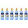 Felce Azzurra 6x Felce Azzurra - Ammorbidente Ambra & Vaniglia, Profumo Inconfondibile, Capi Morbidi - 30 Lavaggi - 2Lt