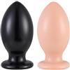 FJUJMLAN Plug anale da donna palla anale in silicone a forma di uovo con ventosa disponibile in 7 misure dilatatore anale masturbatore da uomo sesso anale giocattolo del sesso lesbico(Schwarz,S)