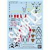 BANDAI SPIRITS HG Macross F YF-29 Durandal Valkyrie (Saotome Alto Machine) Decalcomania trasferimento ad acqua