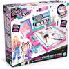 Canal Toys - Style 4 Ever Fashion Designer - Studio di Moda con Tavoletta Luminosa - Kit Disegno Moda con Modelli, Pochoir, Tessuti Adesivi, Sticker (35 Accessori) - Set Creativo Bambini 6+ - OFG303