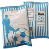 chance srl 10 confezioni di buste di patatine personalizzate varie grafiche compleanno regalini fine festa bambini bambine a tema napoli tifosi calcio azzurri asino