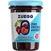 Generico Confettura ZERO Ciliegie Nere, Marmellata Zero Zuccheri Aggiunti, Vegano e Senza Glutine, per zuegg 220g