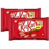 CAIYA 2X Kit Kat Mini Wafer Ricoperto di Cioccolato al Latte Kitkat, Confezione da 18 Snack Incartati Singolarmente 301g