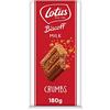 Biscoff Lotus Barretta di cioccolato al latte con Biscoff Crumbs, 180g