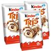 Generico 3X Tris Snack Wafer e Crema al Latte e Cacao 100g (5 Barrette) per kinder - Merendina Croccante Kinder con Ripieno Cremoso, Snack Dolce Perfetto per Pausa e Colazione