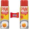 Trinovi.com Trinovi PAM Original Cooking Spray 2x170g - Frittura e cottura a basso contenuto di grassi con olio di colza - Spray antiaderente per cucina - Cioccolato Tony's 0