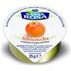 Santa Rosa 120 VASCHETTE MONOPORZIONE CONFETTURA EXTRA ALBICOCCHE SANTA ROSA 25 GR ALLUMINIO MARMELLATA