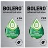 Generico SET 48 BOLERO DA 3 GRAMMI Aloe Vera Mango Preparato istantaneo polvere solubile in bustine Sticks per Bevande con Stevia e Vitamina C e Senza Zucchero ideale per fitness e diete