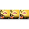 Lipton Tè Nero - Limone - 20 Premium le bustine di tè a forma di piramide in una Scatola [Confezione da 3]