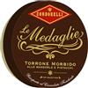 Generico Le Medaglie Torrone Morbido alle Mandorle e Pistacchi Ricoperto al Cioccolato Fondente per condorelli 150g