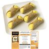 KETO 01 CARB CANNOLI SICILIANI KETO 01 CARB con Crema Pasticcera Keto, solo 8g di Carboidrati da Eritritolo, Dolci Senza Zucchero e Senza Glutine per Dieta Chetogenica, Confezione da 5, 250g