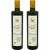 Cooperativa Agricola Vaira VAIRA Olio Extravergine di Oliva Biologico | Ogliarola Garganica 100% | Fruttato Medio | Estratto a Freddo | 2 Bottiglie da 750ml | Puglia | Ricco di Polifenoli | Vegan | Italiano