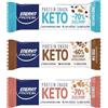 Enervit Protein Snack Keto Pack | 30 barrette da 35gr assortite nei gusti: Salted Nuts, Coco Choco Almond, Milk Cocoa