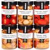 Renna Fantasia del Contadino - Mix antipasti verdure sott'olio di oliva - Peperoncini ripieni, Pomodori Sunpomò, Carciofi grigliati, Filetti di peperone, Antipasto Italia, Funghi Champignon grill
