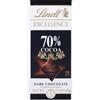 Lindt Excellence 70% cacao Dark Bar, 100 ml