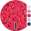 EinsSein 0,5kg Confetti cioccolato rosa matrimonio battesimo nascita comunione confettata cresima nascita confettis alla laurea decorazioni bimba bomboniere senza mandorla cuoricini confettis