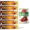 JOYTALY 6 X Matilde Vicenzi Grisbi Biscotti Pistacchio Biscotti con crema al pistacchio riempimento biscotti biscotti 100% biscotti italiani 150 g + borsa JOYTALY SHOPPING BAG