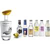 Zeus Party Alkkemist Gin 70cl + Selezione di 6 Toniche Internazionali