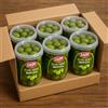 Generico Olive Verdi Nocellara di Sicilia 6x1Kg - Secchiello Richiudibile - Totale 6Kg - Giganti, Carnose e Croccanti - Ideali per Aperitivi, Antipasti e Cucina Mediterranea