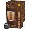 ITALIAN COFFEE FOR ESPRESSO LOVERS Italian Coffee 120 Capsule Mokaccino Compatibile con Nescafé Dolce Gusto