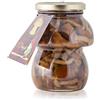 L'ARTIGIANA DEL FUNGO - SASSELLO FUNGHI CHIODINI IN OLIO D'OLIVA VASO A FORMA DI FUNGO 340 GR…