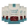 ITALIA SPEZIE, Fagioli Rossi (Dark Red) Kidney, legumi secchi interi, ricchi di fibre, proteine e sali minerali, perfetti per la preparazione di zuppe, insalate e piatti vegani, 5 x 500 g (2,5 Kg)