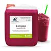 e=mk² EINKAUFEN MIT KÖPFCHEN Slush Ice Sciroppo | Ciliegia - Lollipop | 1:5 | 5 litri | Senza glicerina | Adatto per macchina Ninja Slushy | Qualità premium direttamente dal produttore