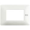 bticino matix placca 3 posti moduli bianca mostrina cornice portafrutto incasso bticino am4803bbn