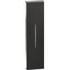 bticino living now cover illuminabile per comandi un modulo colore nero bticino kg01