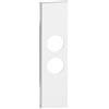 bticino living now cover bianca per prese tv sat demiscelate 1 modulo bticino kw09