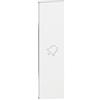 bticino living now Cover illuminabile simbolo campanello colore bianco bticino kw01d