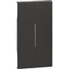 bticino living now cover illuminabile 2 moduli colore nero bticino kg01m2