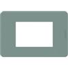 bticino JA4803tA placca matix go 3 moduli agave bticino JA4803tA