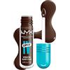 NYX Professional Makeup Gloss e Tinta Labbra Idratante 2in1, Idratazione fino a 12H, Con Vitamina B12 e Magnesio, Lip IV Hydrating Gloss Stain, Tonalità: 06 Espresso Soak
