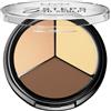 NYX Professional Makeup Palette Sculpting Viso 3 Steps to Sculpt, Palette Contouring, Illuminante e Blush, Nuance: Light